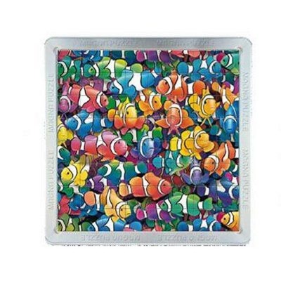 Puzzle 64 pièces magnétique : méga 3d : poissons clowns  Gigamic    720086